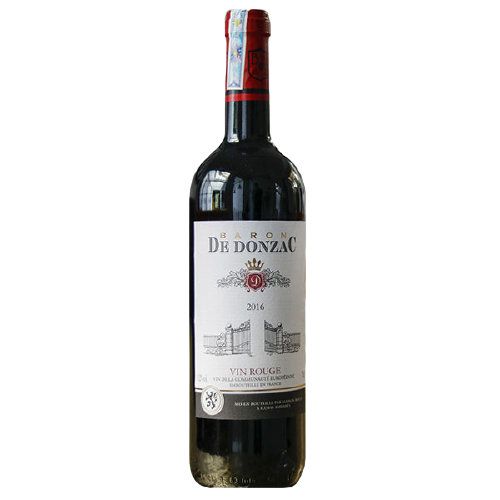 RƯỢU VANG PHÁP BARON DE DONZAC VIN ROUGE