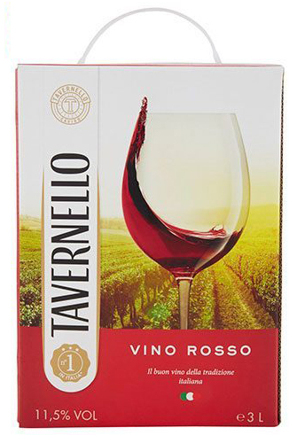 VANG BỊCH TAVERNELLO ROSSO 3 LÍT