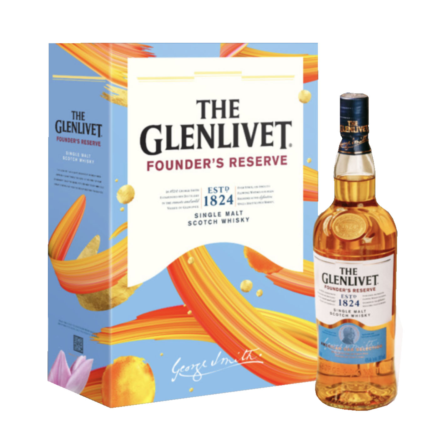 GLENLIVET 1824 FOUNDER'S RESERVE - HỘP QUÀ TẾT 2025