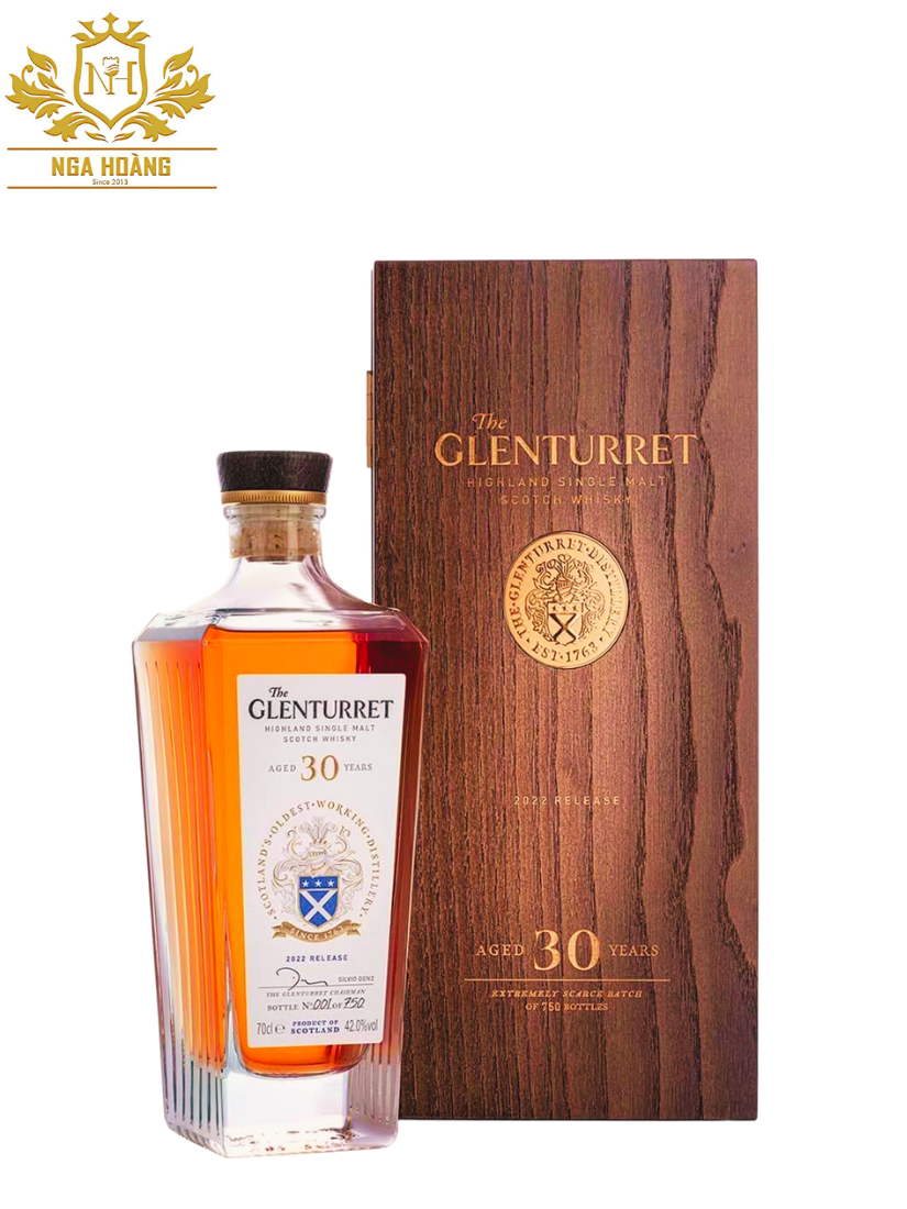 RƯỢU WHISKY THE GLENTURRET 30 YEARS OLD