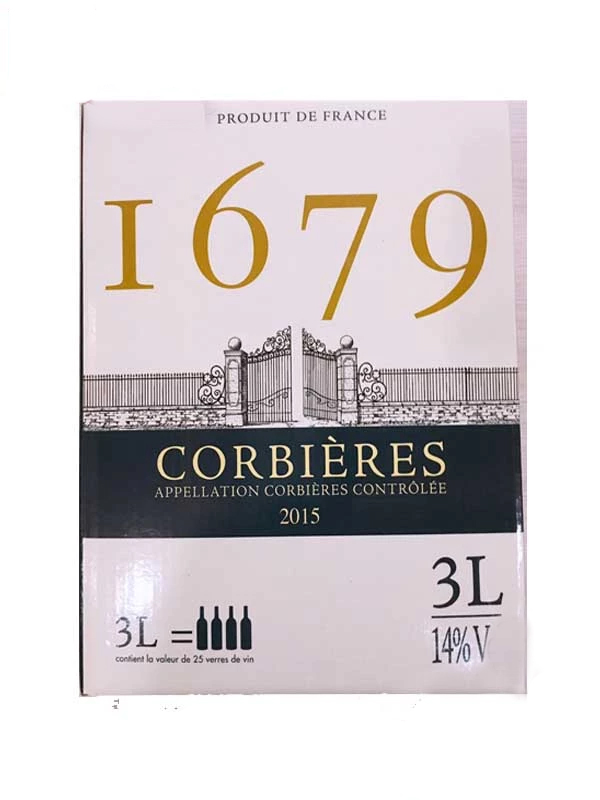 VANG BỊCH 1679 CORBIERES 3 LÍT
