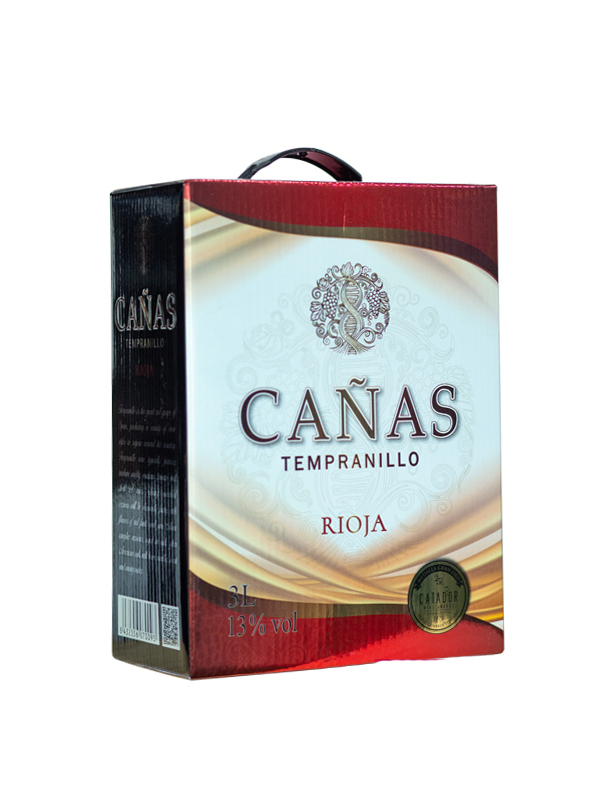 VANG BỊCH CANAS TEMPRANILLO 3 LÍT