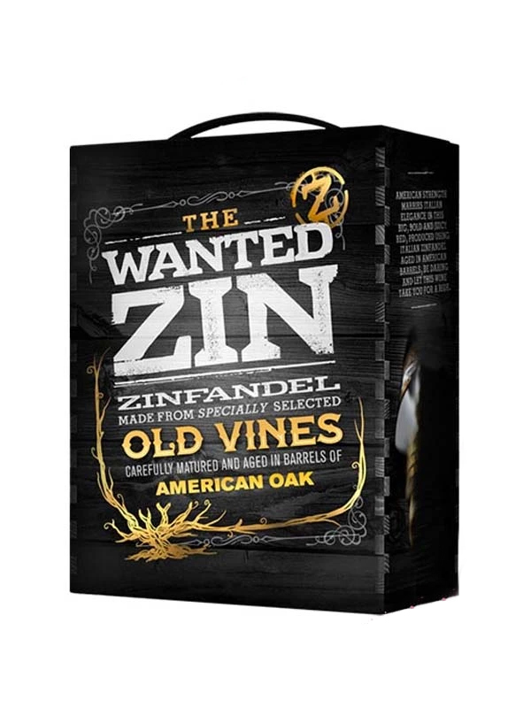 VANG BỊCH THE WANTED ZIN OLD VINES 3 LÍT