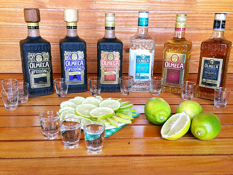 Rượu Tequila Olmeca Gold các dòng