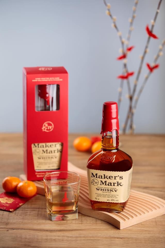 RƯỢU WHISKY MAKER'S MARK - HỘP QUÀ TẾT 2022