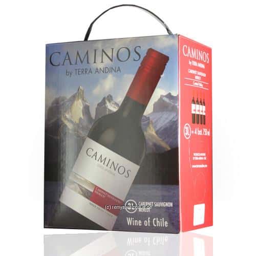 VANG BỊCH CAMINOS CABERNET SAUVIGNON 3 LÍT