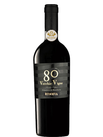 RƯỢU VANG Ý 80 VECCHIE VIGNE PRIMITIVO DI MANDURIA