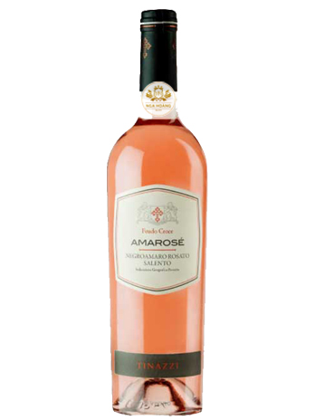 RƯỢU VANG Ý AMAROSE NEGROAMARO ROSATO SALENTO FEUDO CROCE