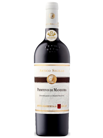 RƯỢU VANG Ý ANTICO SIGILLO PRIMITIVO DI MANDURIA