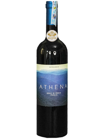 RƯỢU VANG Ý ATHENA NERO DI TROIA PUGLIA MITOLOGIA