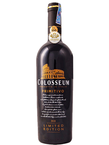 RƯỢU VANG Ý COLOSSEUM PRIMITIVO LIMITED EDITION