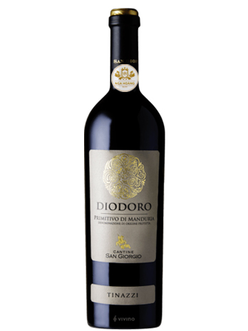 RƯỢU VANG Ý DIODORO PRIMITIVO DI MANDURIA CANTINE SAN GIORGIO