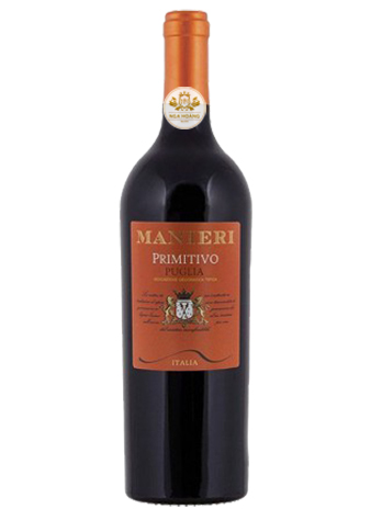 RƯỢU VANG Ý MANIERI PRIMITIVO PUGLIA