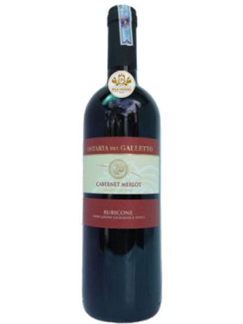 RƯỢU VANG Ý OSTERIA DEL GALLETTO CABERNET MERLOT RUBICONE