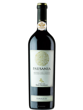 RƯỢU VANG Ý PAUSANIA MALVASIA NERA SALENTO CANTINE SAN GIORGIO