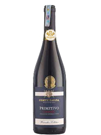 RƯỢU VANG Ý PRIMITIVO SALENTO CORTE BALDA