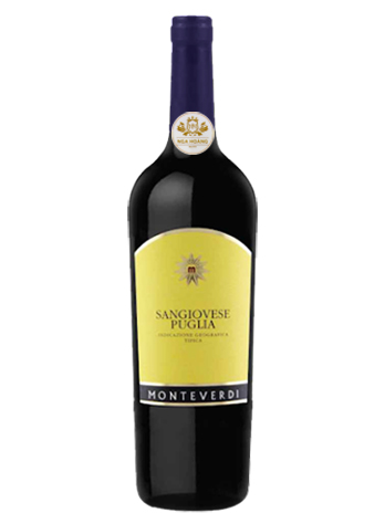 RƯỢU VANG Ý SANGIOVESE PUGLIA MONTEVERDI