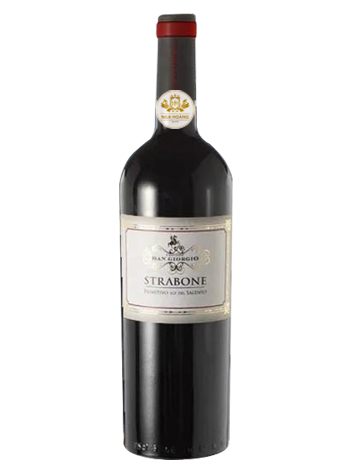 RƯỢU VANG Ý STRABONE PRIMITIVO SALENTO CANTINE SAN GIORGIO