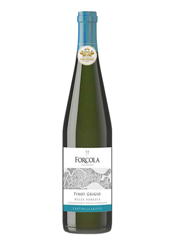 RƯỢU VANG Ý VANG FORCOLA PINOT GRIGIO VENETO CANTINA LA SALUTE IGT