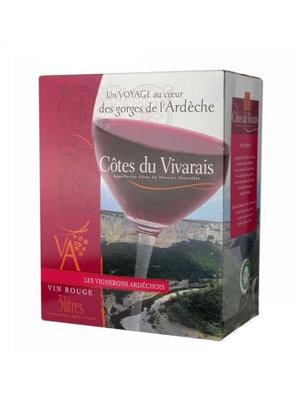 VANG BỊCH VIGNERONS ARDECHOIS VIVARAIS 3 LÍT