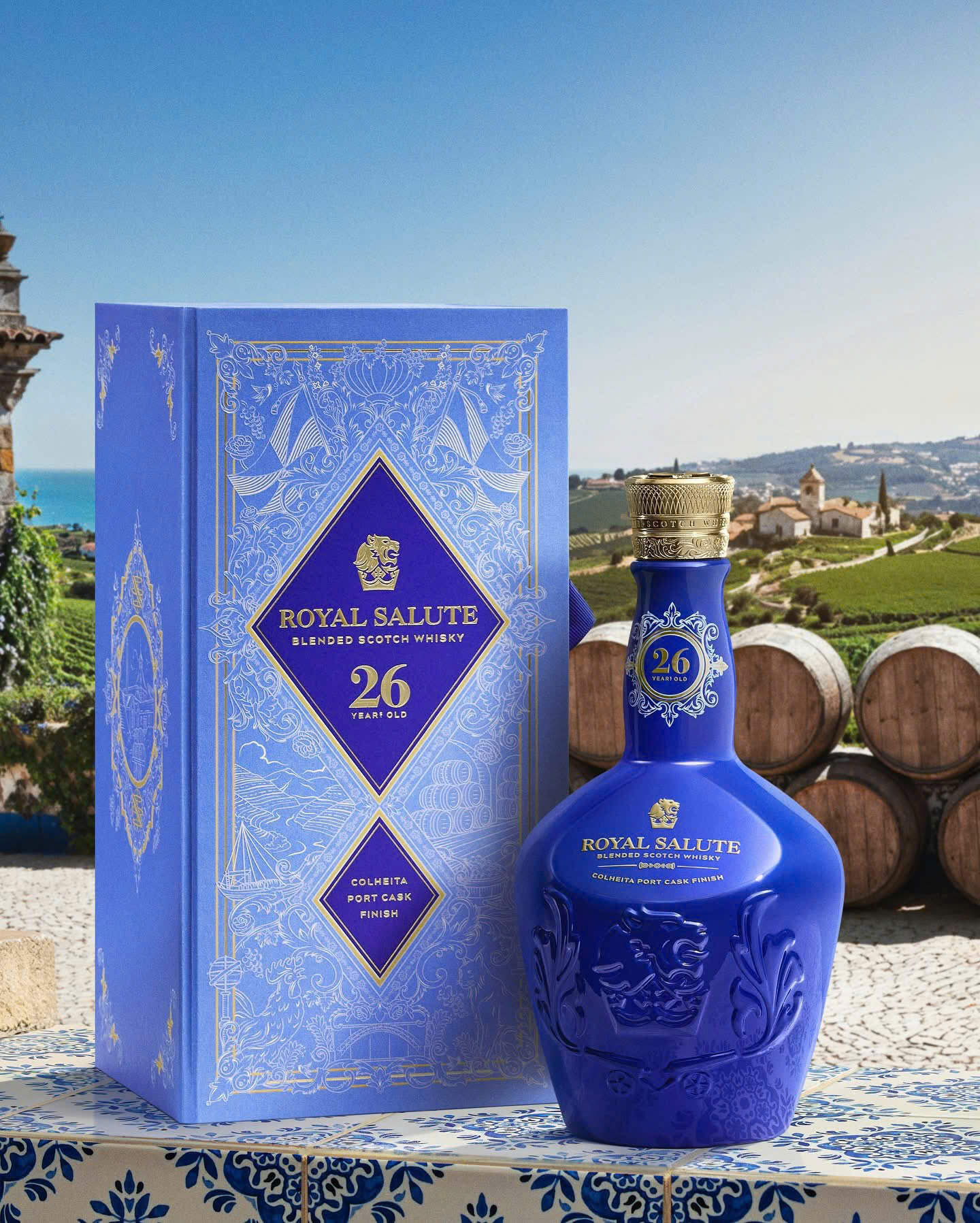 Royal Salute 26 Years Blue – Colheita Port Cask Finish – Tuyệt tác Hoàng Gia 26 năm tuổi