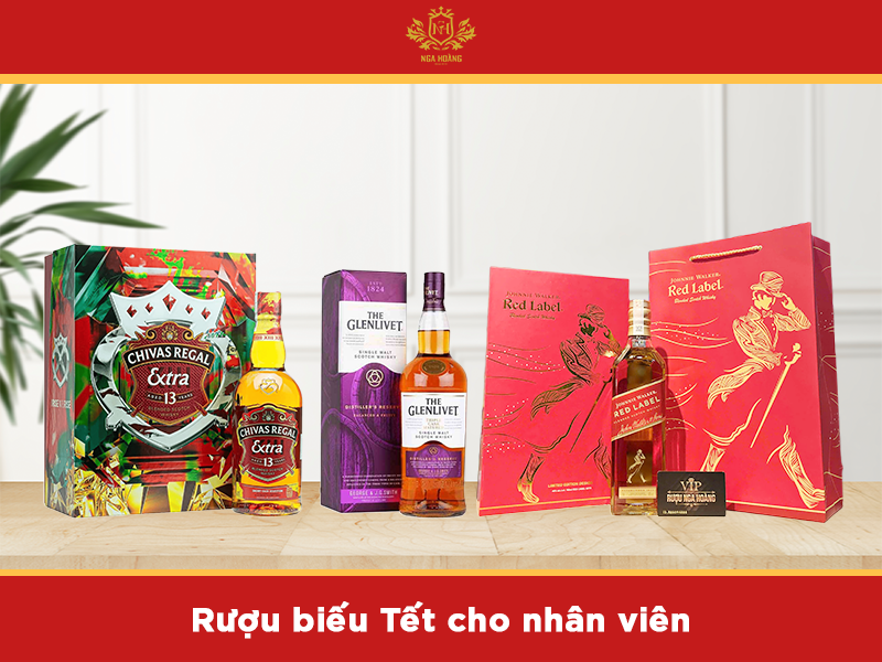 Gợi ý rượu biếu Tết cho nhân viên