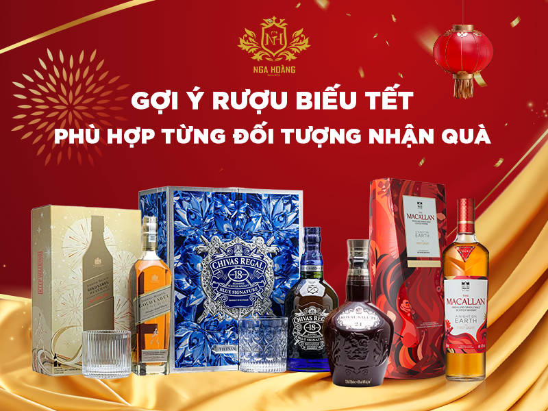 Cách chọn rượu biếu Tết cho từng đối tượng: Sếp – Khách hàng – Bố mẹ – Nhân viên