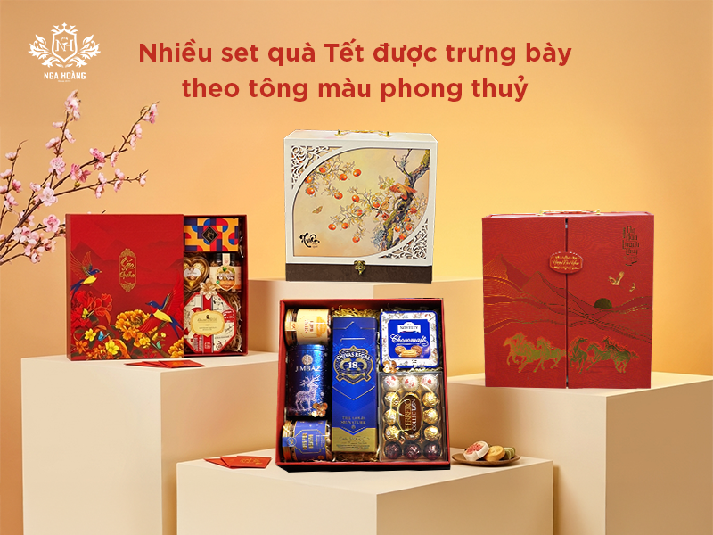Nhiều set quà Tết được