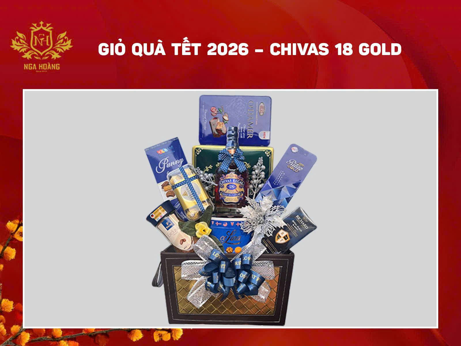 Set quà Tết 2026 - Chivas 18 Gold