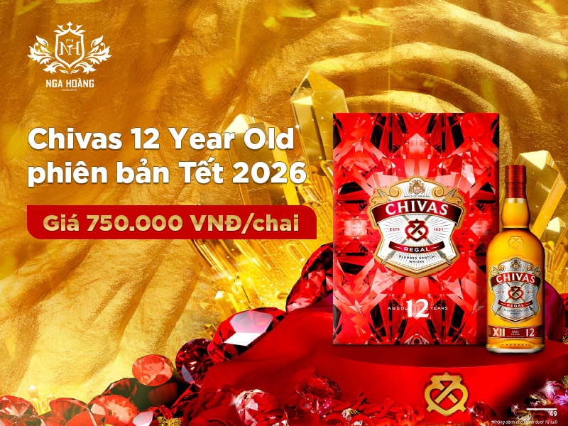 Rượu biếu Tết Chivas: Top 5 set quà không thể bỏ lỡ năm 2026