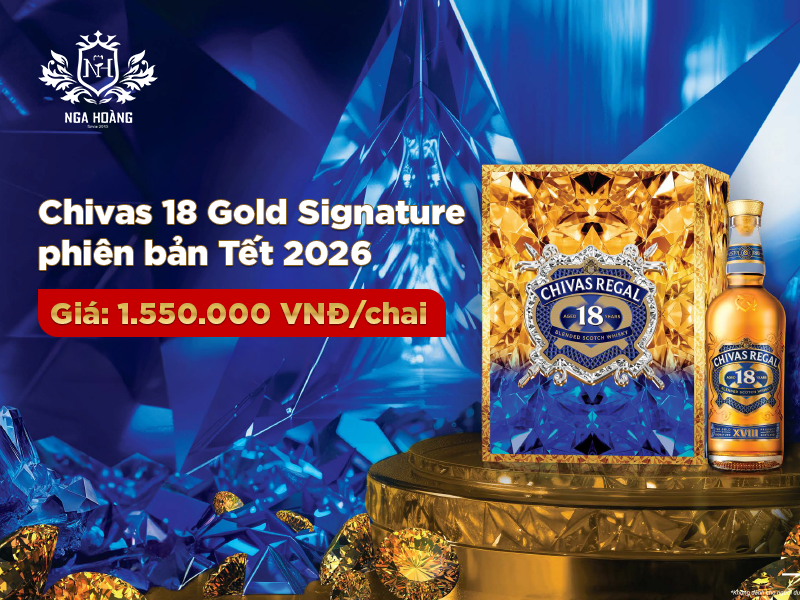 Rượu biếu Tết Chivas: Top 5 set quà không thể bỏ lỡ năm 2026