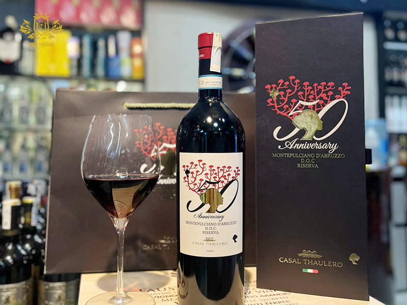 Vang Ý 50th Anniversary Montepulciano d’Abruzzo DOC Riserva 