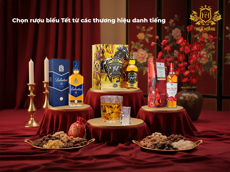 12 mẫu rượu biếu Tết đẹp để tặng sếp, đối tác, khách VIP