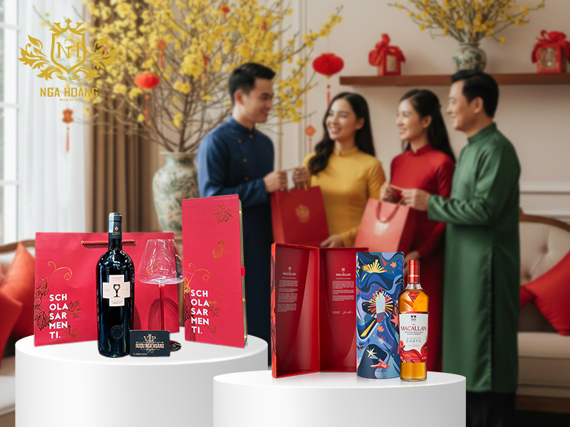 BST hộp quà rượu Tết 2026: thiết kế sang trọng – biểu trưng tài lộc