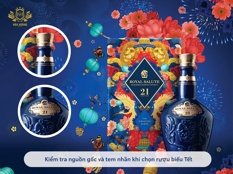 Kiểm tra nguồn gốc và tem nhãn khi chọn rượu biếu Tết