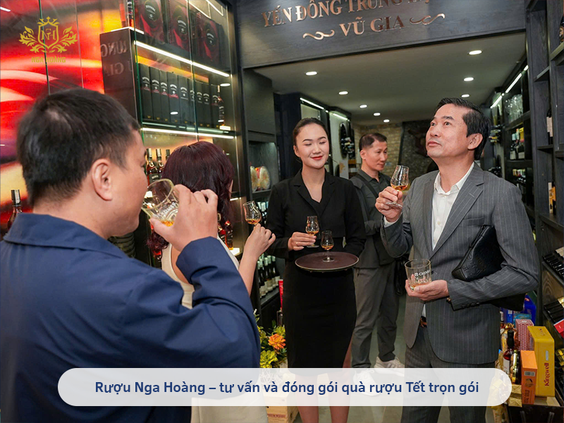 Rượu Nga Hoàng - tư vấn và đóng gói rượu Tết trọn gói