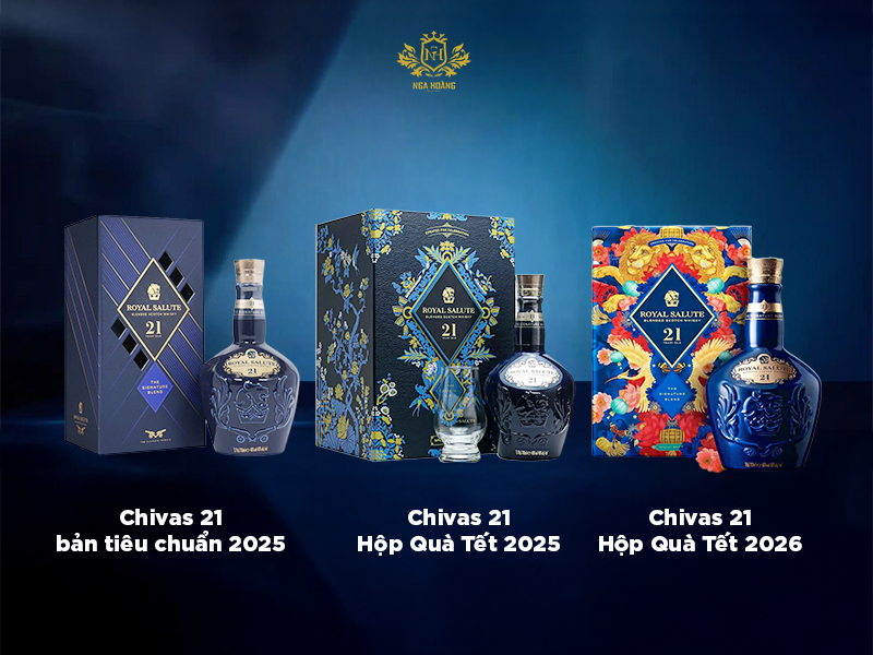 Các phiên bản rượu Chivas 21