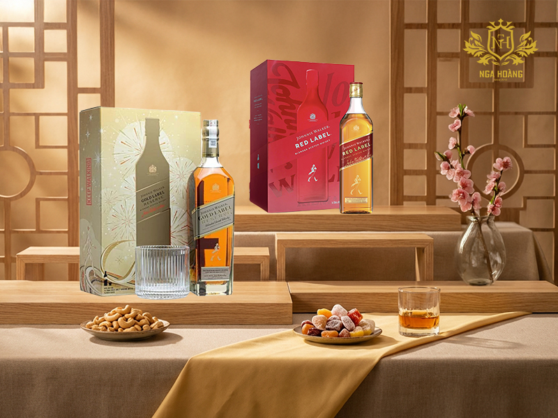 Johnnie Walker Red Label & Johnnie Walker Gold Label Reserve