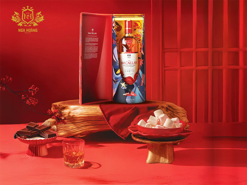 Rượu Macallan A Night on Earth - Hộp quà Tết 2026