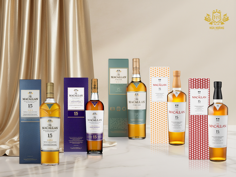 Các dòng rượu Macallan 15 nổi bật