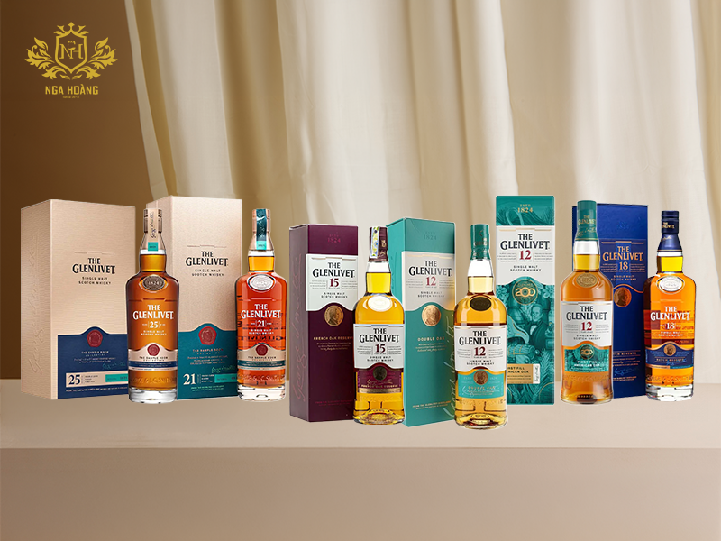 Các phiên bản Glenlivet phổ biến hiện nay