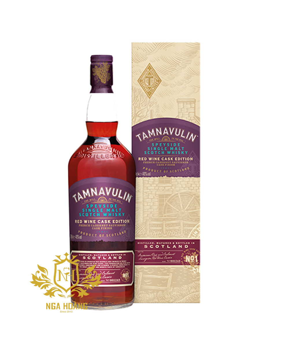 TAMNAVULIN RED WINE CASK EDITION - FRENCH CABERNET SAUVIGNON CASK FINISH