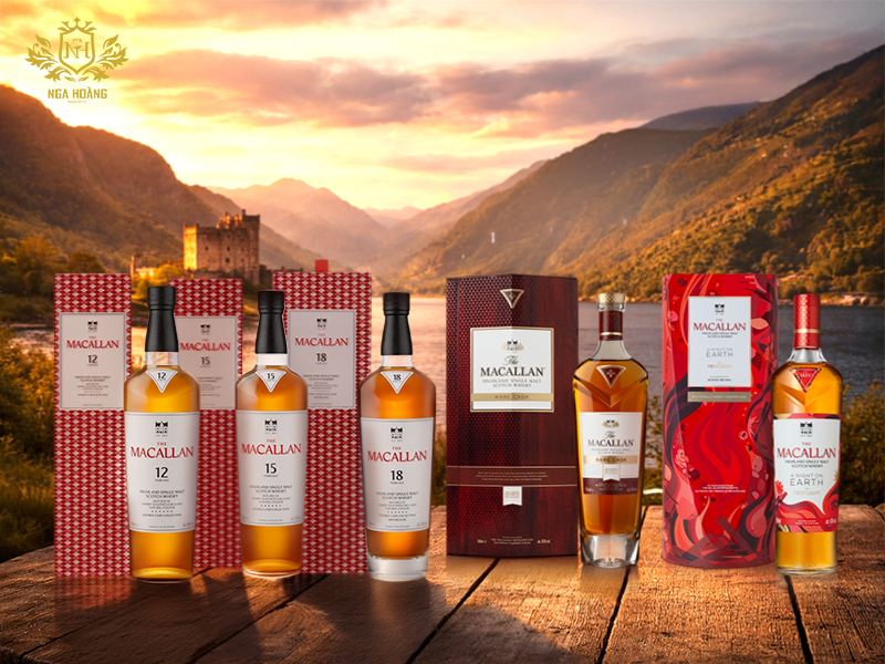 Các dòng Macallan phổ biến và mức giá tham khảo