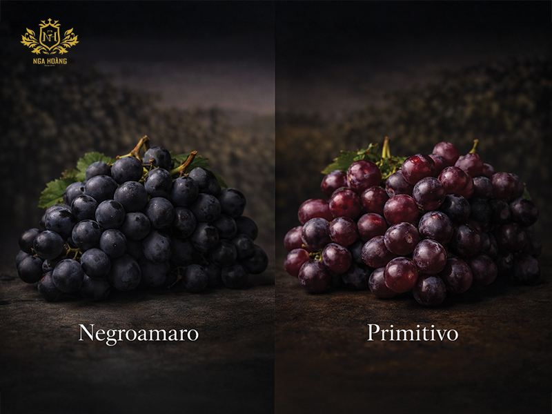 Hai giống nho tạo nên linh hồn của vang Schola Sarmenti