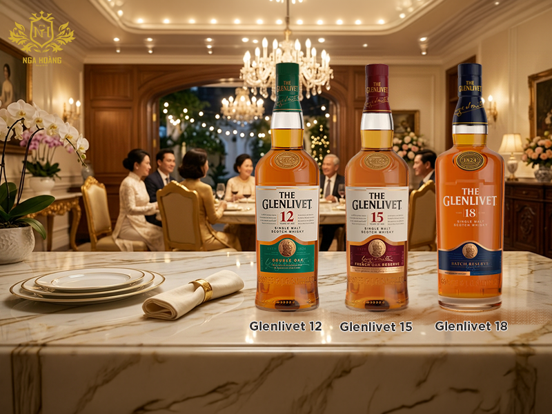 Glenlivet 18 khác gì Glenlivet 12 và 15?