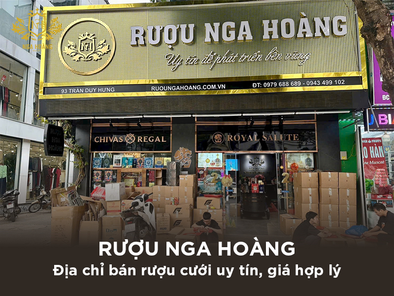 rượu cưới mua ở Rượu Nga Hoàng