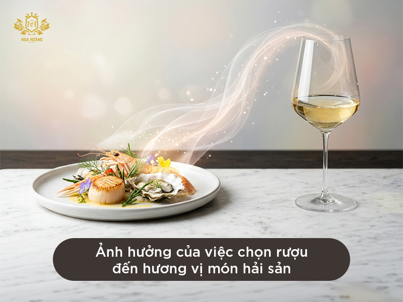 Rượu nào phù hợp nhất khi ăn hải sản?