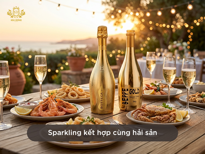 Rượu nào phù hợp nhất khi ăn hải sản?