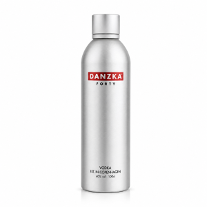Rượu Vodka Danzka Original 1000ml chính hãng Đan Mạch với thiết kế chai nhôm sang trọng, hương vị tinh khiết và cocktail bạc hà tại RuouNgaHoang.com.vn