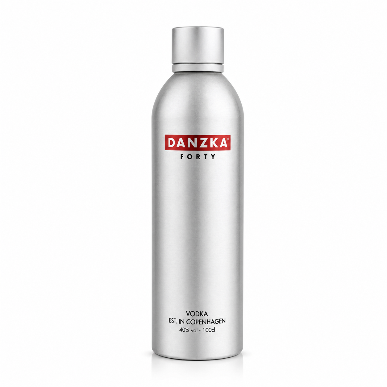 Rượu Vodka Danzka Original 1000ml chính hãng Đan Mạch với thiết kế chai nhôm sang trọng, hương vị tinh khiết và cocktail bạc hà tại RuouNgaHoang.com.vn